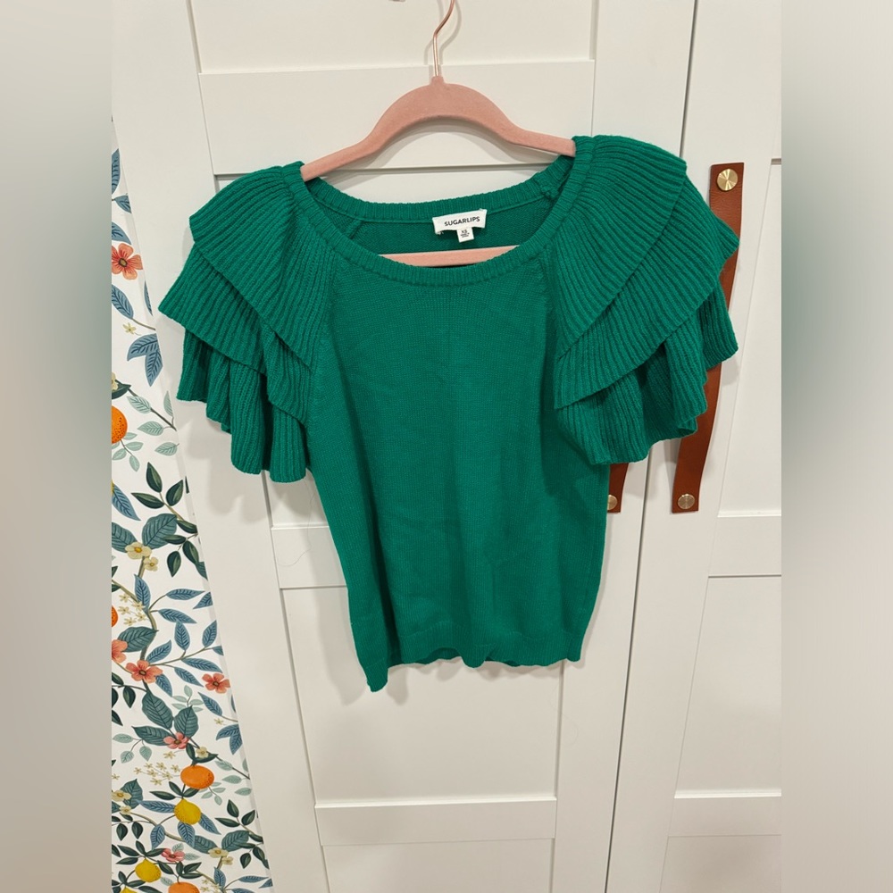 Emerald green sweater